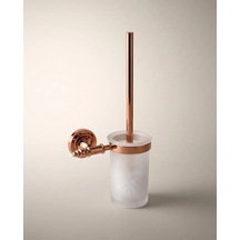 İstanbul Klozet Fırçası Camlı Bronz Renkli