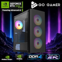 Go Gamer E317 i5-13400F 16 GB 512 GB SSD RTX3050 8 GB Free Dos Oem Paket Masaüstü Oyuncu Bilgisayarı