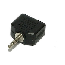 35Mm Audio Stereo Erkek + DişiDişi Adaptör Fiş