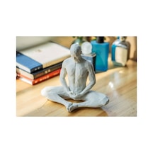 Meditasyon Heykeli Sukhasana Pozunda Modern Tasarım Figür 15 Cm Model1 - 696047183