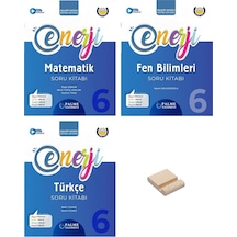 6. Sınıf Enerji Matematik Fen Bilimleri Ve Türkçe Soru Bankası 3lü Set