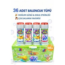 Go İthalat 36 Adet Bumbum Baloncuk Köpük Tüpü