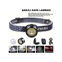 7 Mod Şarjlı Kafa Ve Kamp Lambası Wt-618 Beyaz