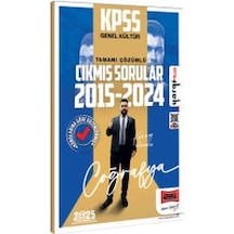 Yargı Yayınları 2025 Kpss Genel Kültür 2015-2024 Coğrafya Konularına Göre Düzenlenmiş Tamamı Çözümlü Çıkmış Sorular