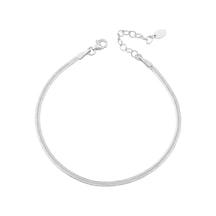 Balık Sırtı Gümüş Bileklik Unisex Balıksırtı Model Gümüş Bileklik Taşsız Bileklik 3 Mm