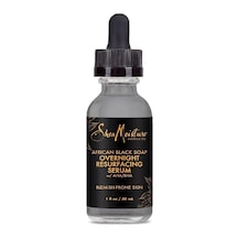 Shea Moisture Afrika Siyah Sabunu Gece Boyu Yenileyici Yüz Serumu