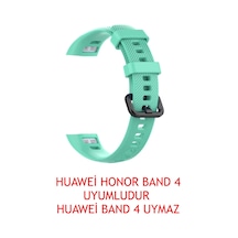Honor Band 4 Kordon, Silicone Sport Band Turkuaz Turkuaz