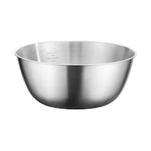 Suntek Paslanmaz Çelik Havza Ev Tipi Karıştırma Kabı Gıda 20cm Gümüş