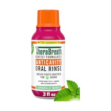 Thera Breath Anticavity Sparkle Mint Ağız Çalkalama Suyu 88.7ml Seyahat Boyu