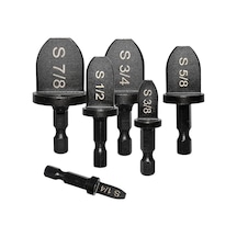 Suntek 6 Adet Dövme Aracı Matkap Ucu Seti Klima Tüpü