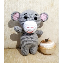 Amigurumi Sevimli Miniklerden Maymun Sağlıklı Oyuncak El Örgüsü