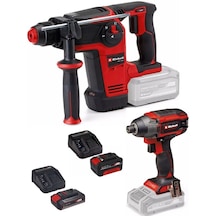 Einhell TP-HD 18/26 Li Bl Akülü Pnömatik Matkap + TP-CI 18/220 Li Bl Vidalama 2.5ah+4.0AH Akülü Kömürsüz Set