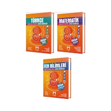 Mozaik Lgs 8. Sınıf Matematik Fen Bilimleri Türkçe 3'lü Soru Bankası Kitap Seti