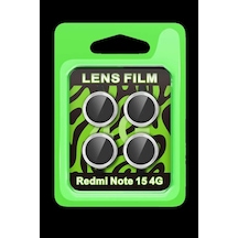 Redmi Note 15 4g Raze Metal Kamera Lens - Gümüş Diğer