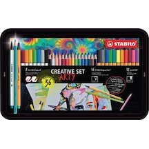 Stabilo Kreatif Set Arty 36 Lı Metal Kutu 87/3193 Çok Renkli