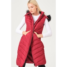 Dewberry Bayan Yelek Z6752 Bordo