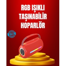 Suya Dayanıklı 20w Rgb Hoparlör Bluetooth Usb Sd Kart Ve Aux Girişli Standart
