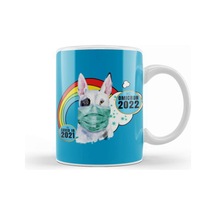 Sarcasm Funny Vintage Dog Saying Covid Hi Omicron Virus 2022 Kupa Bardak Porselen No13902 Karışık