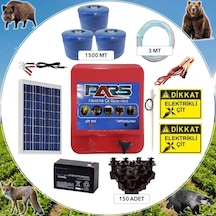 Pars Elektrikli Çit Ayı-domuz Kovucu Eco Set 1500 Demir Direk İzolatörlü