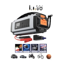Çok Fonksiyonlu Oto - Araç Takviye Set Taşınabilir 120w Dijital Ekran Powerbank Özellik - Fener - Cob - Pusula Yg-898 5250