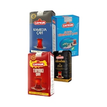 Tiryaki 500gr, Kamelya 500gr, Altınbaş 200gr, 42 No Tirebolu 500gr Dökme Çay Paketi