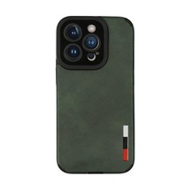 Newface - 606 - Apple Uyumlu iPhone 14 Pro Max Kılıf Loop Deri Silikon - Glblseme - - Yeşil