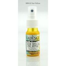 Cadence Mix Media Ink Sprey Mürekkep Boyası 25Ml - Mm02 Sarı