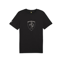 Puma 63018901 Ferrari Race Tl Big Shield T Erkek Spor Tişört SIYAH