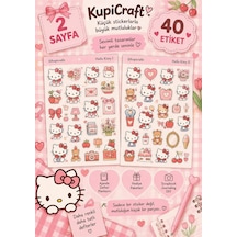 2 Sayfa Hello Kitty Sticker Seti- Hello Kitty 0