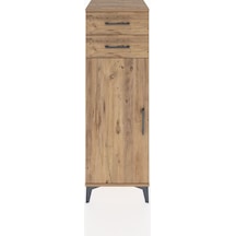 Hyperion Dolap 2 Raflı 2 Çekmeceli Tek Kapaklı 44x44x134 Çam-çam Çam