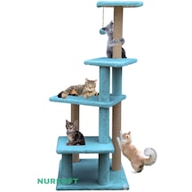 Nursoft Premium Çok Katlı Uzun Büyük Boy Kedi Koltuk Tırmalama Koruyucu Tırmalama Tahtası