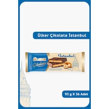 Çikolata İstanbul - Fındıklı Dolgulu, Çıtır Kadayıflı Ve Baklavalı Çikolata - 93 Gram - 36 Adet