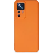 Mi 12t Pro Kılıf Nano İçi Kadife Silikon - Turuncu Bzsxx00 1