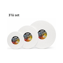 Bigpoint Artists' Yuvarlak Tuval 3'lü 20cm,30cm,40cm - 380gram