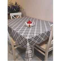 Kaydırmaz Tabanlı Pvc Muşamba - Desenli Silinebilir Masa Örtüsü 06kt39 Çok Renkli