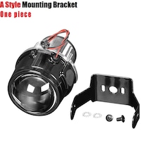 1 Adet Braketi İle A-2.5 Inç Bi-xenon Hıd Metal Sis Işık Projektör Lens H11 Hıd H8 H9 Tamir Motosiklet Evrensel Araba S