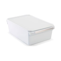Kapaklı Banyo Mutfak Düzenleyici Raf Ps 325 205 100 Mm Beyaz M-e27-40-01k Siyah