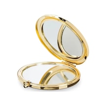 Promosyon Yuvarlak Cep Aynası Gold Renk