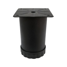 Tablalı Metal Dolap Masa Koltuk Kanepe Ayağı Çap: 60 Mm 10 Cm Texture Siyah Siyah Diğer