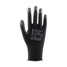Superfit Sy/sy No:9 Avuç İçi Tırtıklı Nitril Kaplı Polyester Eldiven
