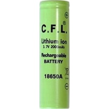 Supex 18650-2500S Şarjlı 3.7 V-2500 Mah Lityum Pil