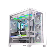 Bitfenix Colıı 750w 80+ Bronze Atx 3.1 Tempered Glass Frgb Beyaz Atx Mid Tower Kasa