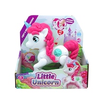 Little Unicorn Sesli Ve Işıklı Beyaz 18 Cm Süper Kaliteli