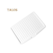 Beyaz Drenaj Sistemli Mutfak Bulaşık Damlalıklı Raf Hızlı Kuruyan Yerden Tasarruf Sağlayan Tasarım Drenaj Tepsisi Çatal Bıçak Kaseleri Temini Beyaz