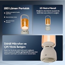 Lexroo Taşınabilir Filament Lamba Ve Bluetooth Hoparlör Kamp Outdoor Kullanım İçin Çift Fonksiyonlu Çok Renkli