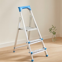 2+1 Basamaklı Metal Merdiven 60 Cm - 120 Kg -