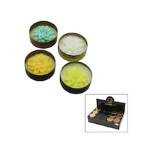 Maximum Max-5332 Mum Renkli Kokulu Lotus Modeli Teneke Kutu Mix Renkli - 45'li Paket Diğer