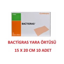 Bactigras Parafinli Tül Sargı Yara Bakım Örtüsü 15 x 20 CM 10 Adet