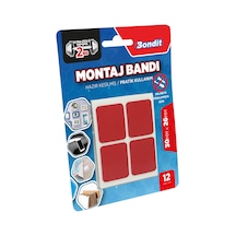 Bondit Şeffaf Montaj Bandı 12 Adet Bnd01079502
