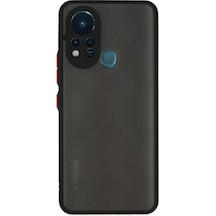 Newface İnfinix Hot 11s Kılıf Montreal Silikon Kapak - Siyah